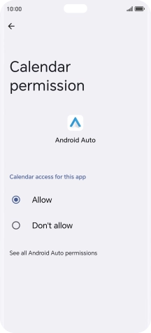 The app activity for the selected app is displayed. The app activity for the selected app is displayed.