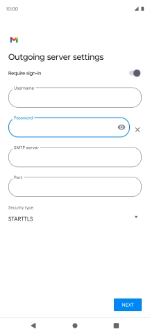 Press the field below 