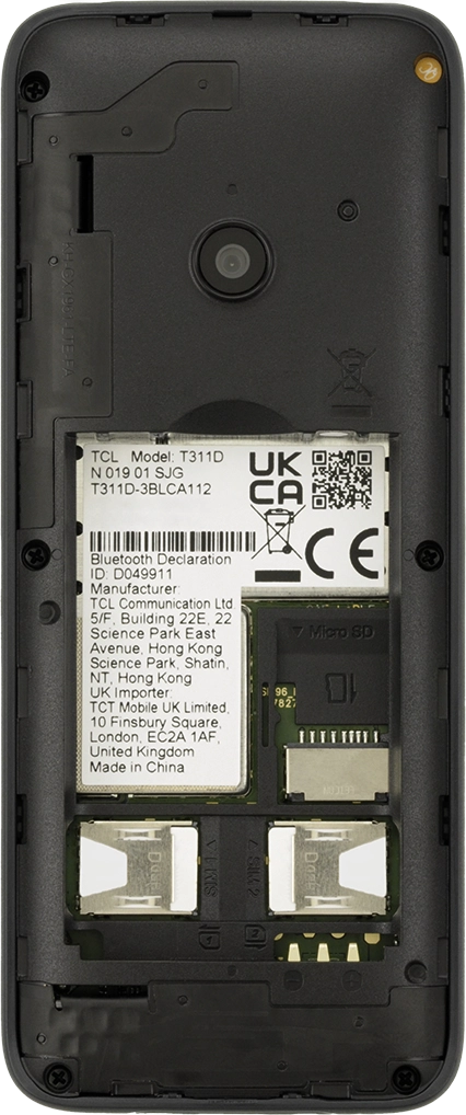 Place the memory card as illustrated next to the memory card holder.