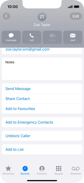 Slide your finger upwards starting from the bottom of the screen to return to the home screen.