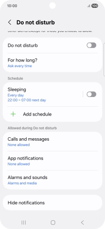 Press the indicator next to Press the indicator next to