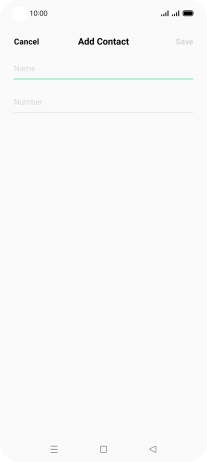 Press Name and key in the required name. Press Name and key in the required name.