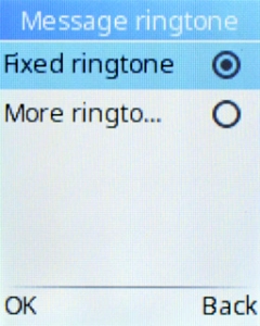 Select Fixed ringtones.