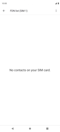 Press the menu icon.