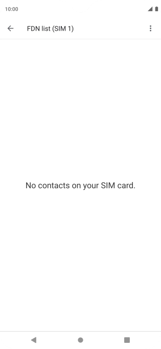 Press the menu icon.