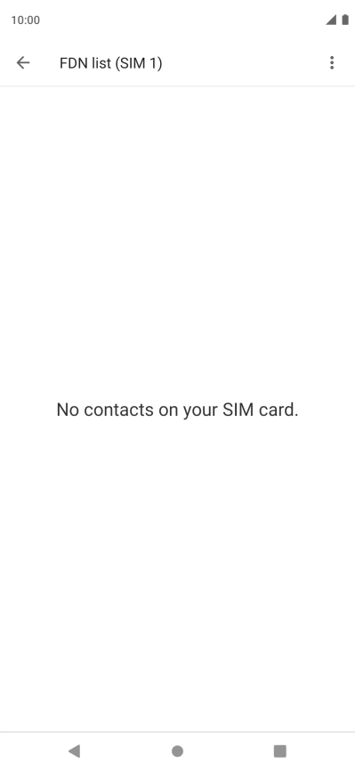 Press the menu icon.