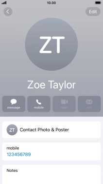 Press the Home key to return to the home screen.
