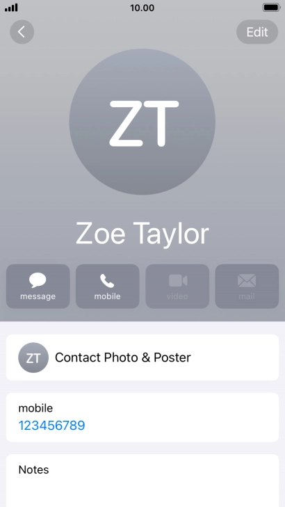Press the Home key to return to the home screen.