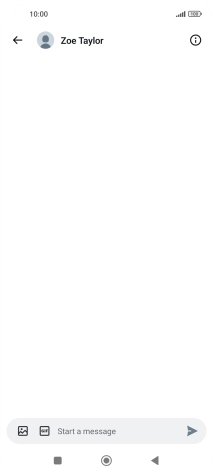 Press the text input field.