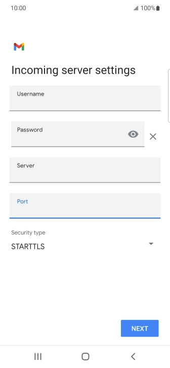 Press the drop down list below Press the drop down list below