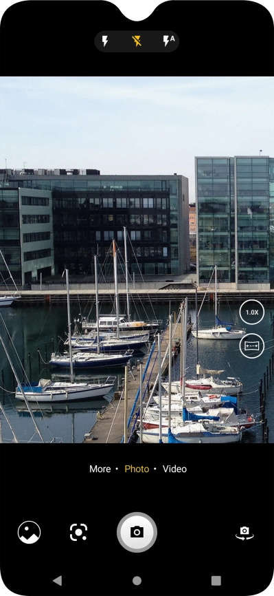 Press the required setting.