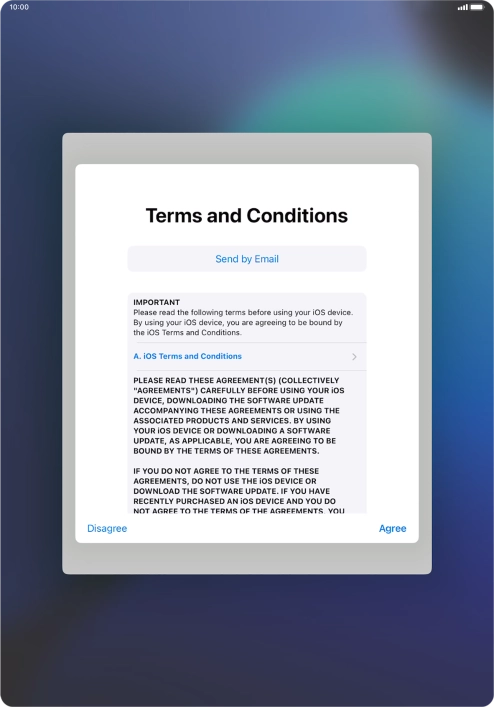 Press Agree. Press Agree.