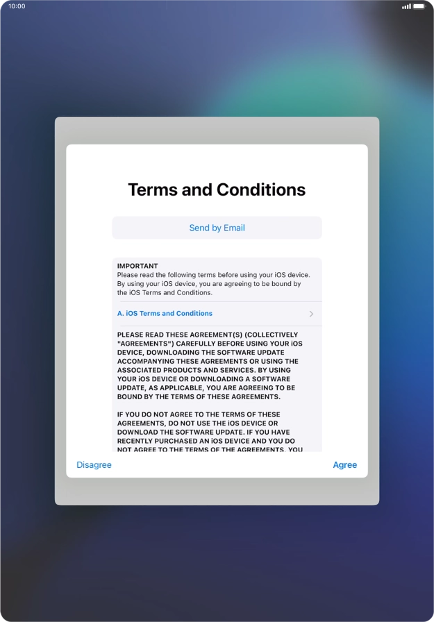 Press Agree. Press Agree.