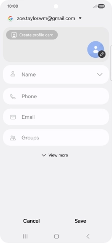 Press Name and key in the required name.