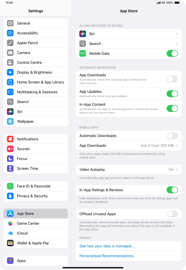 Press the indicator next to Press the indicator next to