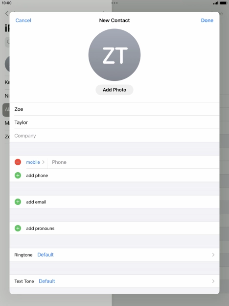 Press Phone and key in the required phone number.