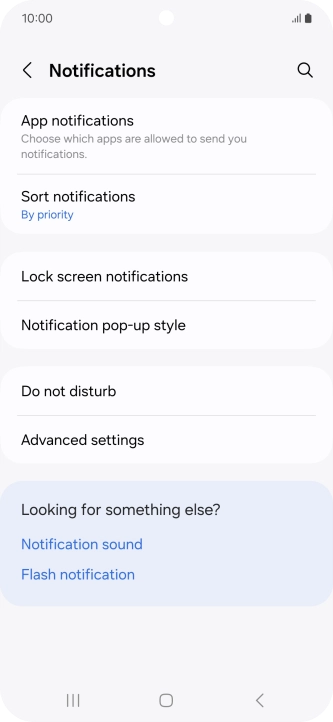 Press App notifications.