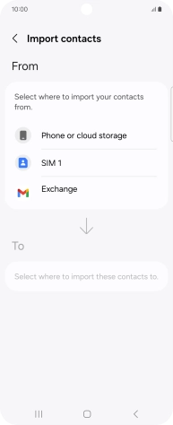 Press the name of the SIM.