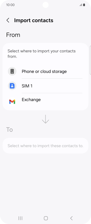 Press the name of the SIM.