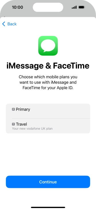 Press the required price plan.
