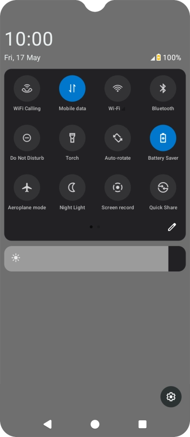 Press the Home key to return to the home screen.