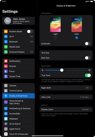 Press the indicator next to Press the indicator next to