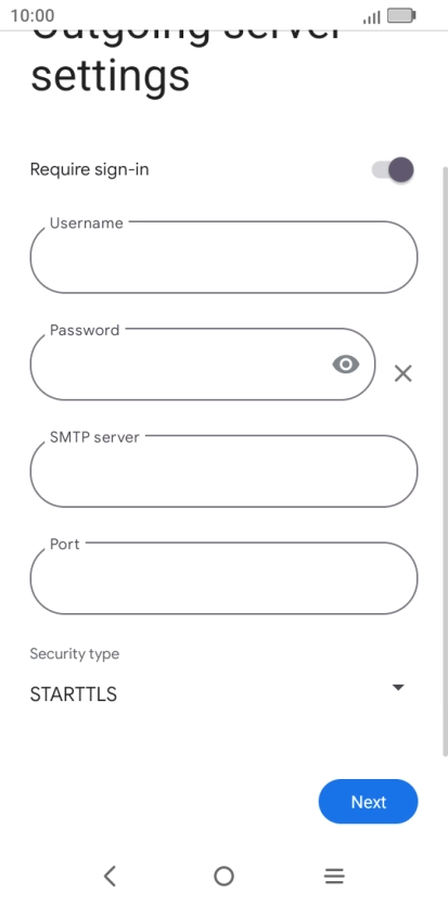 Press the indicator next to Press the indicator next to