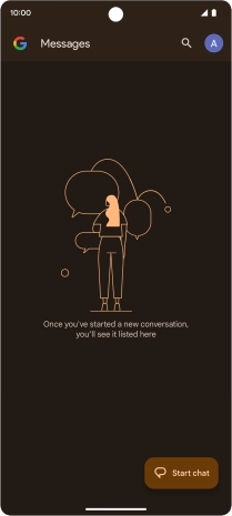 Press the profile icon.