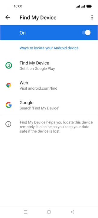 Press the Home key to return to the home screen. Press the Home key to return to the home screen.