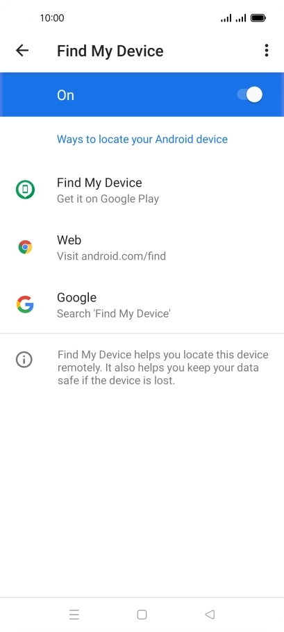 Press the Home key to return to the home screen. Press the Home key to return to the home screen.