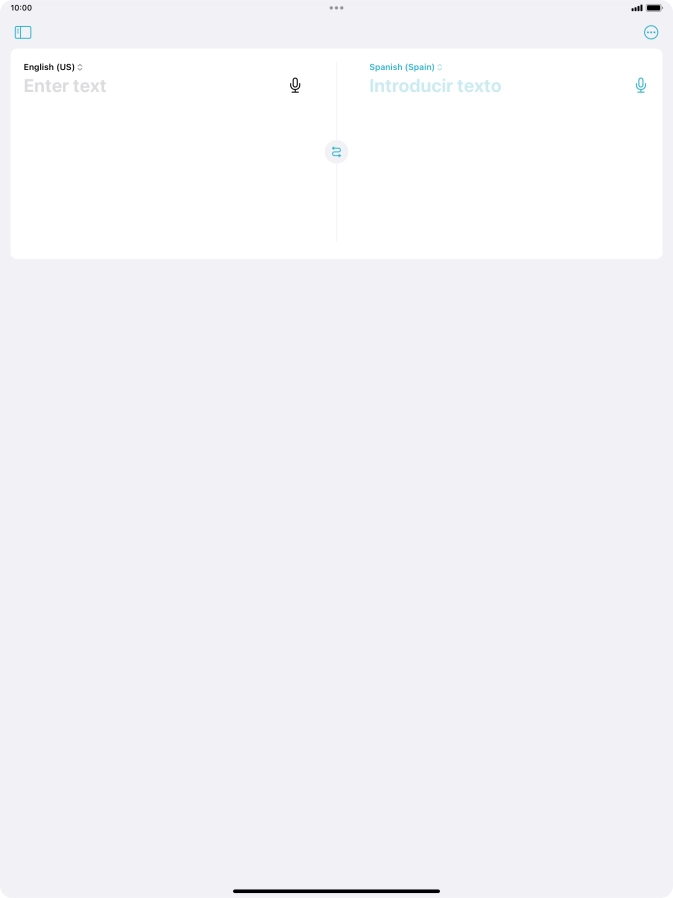 Press the first drop down list.