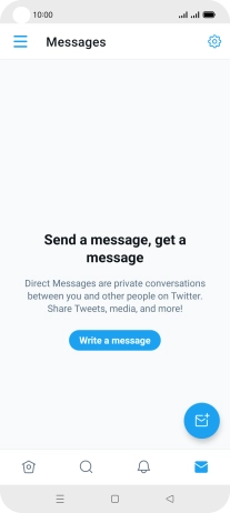 Press the new message icon.