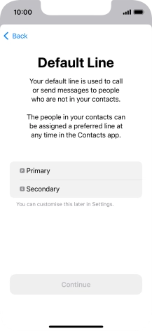 Press the required price plan.