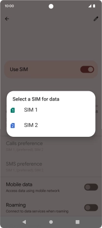 Press the required price plan.