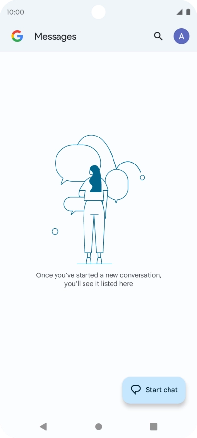 Press the profile icon. Press the profile icon.