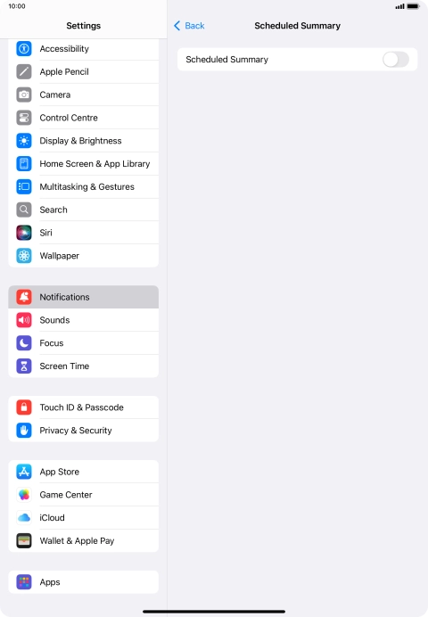 Press the indicator next to Press the indicator next to