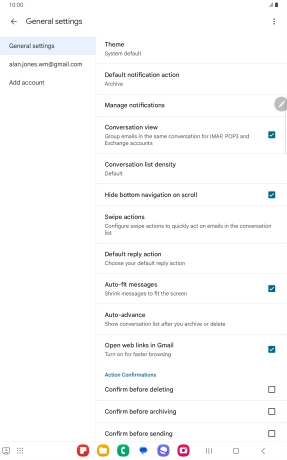 Press Add account. Press Add account.