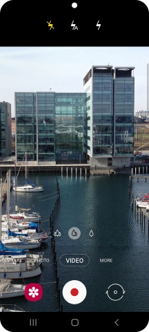 Press the required setting.