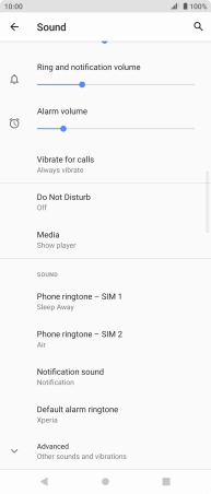 Press the Home key to return to the home screen.
