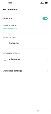Press the Home key to return to the home screen.