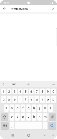 Key in the required search word and press the search icon.