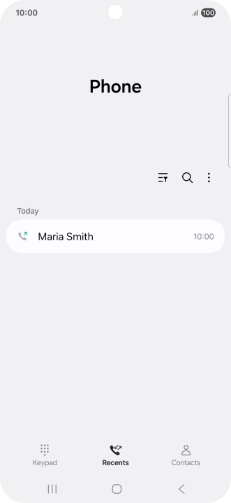 Press the required number.