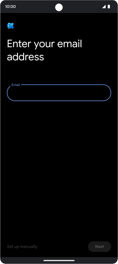 Press the field below 