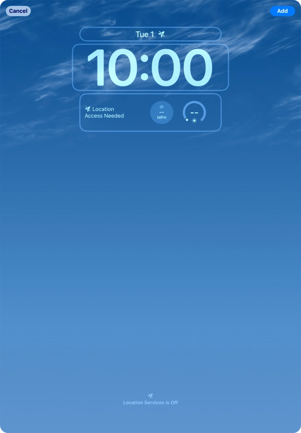 To customise the way the lock screen date is displayed, press the date widget and follow the instructions on the screen to select the required widget display mode. To customise the way the lock screen date is displayed, press the date widget and follow the instructions on the screen to select the required widget display mode.
