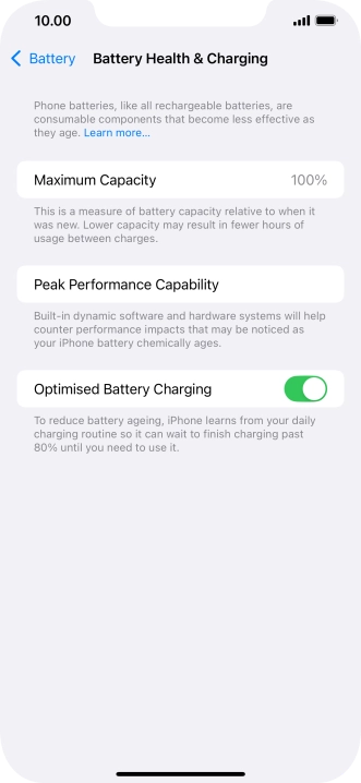 Press the indicator next to Press the indicator next to