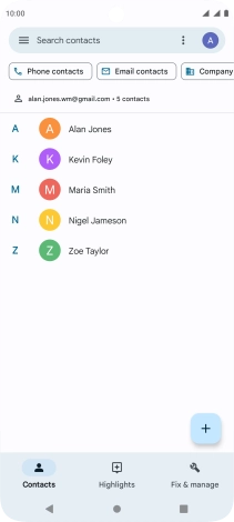 Press Fix & manage. Press Fix & manage.