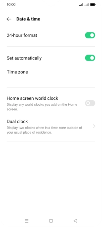 Press the Home key to return to the home screen. Press the Home key to return to the home screen.