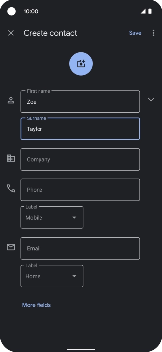 Press Phone and key in the required phone number.