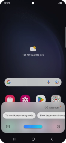 Say, in your own words, what you would like your phone to do, e.g.: CAMERA, CALL [contact], SEARCH THE WEB FOR [information].