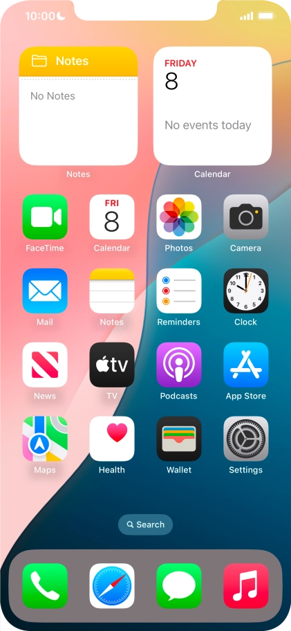 The focus mode icon shows that your phone has been set to a specific focus mode.